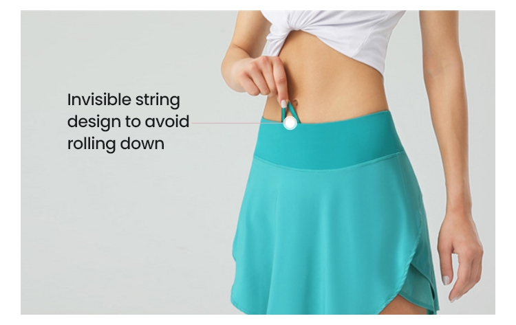 Double Layer Tennis Skirt