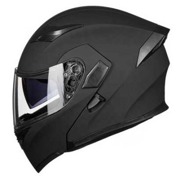 Black Motorcycle Helmets