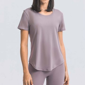 Breathable Yoga Short Sleeve For Women