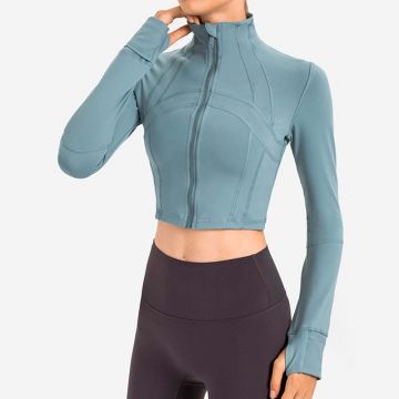 Yoga Jacket with Thumb Holes